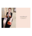 [(20%세일)(소매배색이 고급스러운 포인트♥ 깔끔하면서도 여성스러운 라인의 자켓!)셀린*jacket/f9954] 피오나