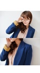 [(20%세일)(소매배색이 고급스러운 포인트♥ 깔끔하면서도 여성스러운 라인의 자켓!)셀린*jacket/f9954] 피오나