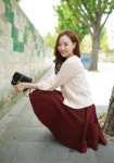 [*soldout(전체 레이스에 바스트 윗라인 로즈자수~! 러블리해용!)로즈파티*cardigan/f9834-아이보리] 피오나