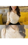 [(30%세일)(진주 총총~카라와 앞면 플라워레이스가 포인트! 특별한날 함께하세요^^)피어나*blouse/f8792] 피오나