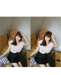 [*40%세일*(날씬하고 편안한 기본스커트로 데일리스커트로 딱이에요:)좋은날*skirt/f9444-블랙,블루] 피오나