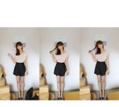 [*40%세일*(날씬하고 편안한 기본스커트로 데일리스커트로 딱이에요:)좋은날*skirt/f9444-블랙,블루] 피오나
