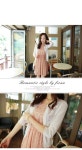 [(20%t세일)(자체제작!! 부드러운 쉬폰소재의 흐르는 핏이 예쁜 원피스 :)꽃물*ops/f9607] 피오나
