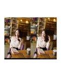 [★특가세일50%★러블리한 배색카라 디테일이 매력적인 블랑~♥)베로니카*blouse/f8943]