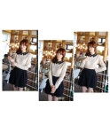 [*20%*(카라탈부착!!블라우스 or 니트 두가지 스타일!)포춘쿠키*knit/f8772] 피오나