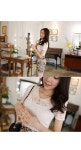 [(30%세일)(큐빅카라가 포인트인 러블리한 레이스티~*)꿈결처럼*tee/f9027] 피오나