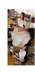 [(30%세일)(큐빅카라가 포인트인 러블리한 레이스티~*)꿈결처럼*tee/f9027] 피오나