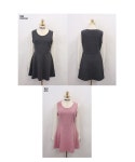 [(30%세일)(소매부분 러블리한 리본이 포인트! 레이어드한듯한 고급스러운 배색원핏~*)헬로우앨리스*ops/f8771] 피오나