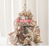 [FlowerTree플라워트리]LED 쿠키별스노우트리화분 45cm (완제품) 크리스마스 [W CONCEPT]