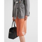 프라다 오간자 미디 스커트 Prada Organza midi-skirt P123J_1344_F0033_S_OOO | 해외직구는 플라이굿! 빠르고 저렴한 해외쇼핑... 