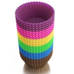 Silicone Cupcake Liners / 24 Reusable Baking Cups Includes Silicone Scraper by Baketown Girls | 해외직구는 플라이굿! 빠르고...