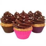 Silicone Cupcake Liners / 24 Reusable Baking Cups Includes Silicone Scraper by Baketown Girls | 해외직구는 플라이굿! 빠르고...