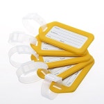 Card 230041-YEL | 해외직구는 플라이굿! 빠르고 저렴한... Yellow Luggage Tags Bag Label Travel Accessories Name Card 230041-YEL