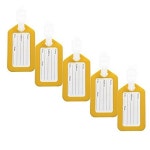 Card 230041-YEL | 해외직구는 플라이굿! 빠르고 저렴한... Yellow Luggage Tags Bag Label Travel Accessories Name Card 230041-YEL