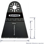 호남톱공구/디자인크래프트무브먼트 | (10 Pcs) Precision Japan Wide Segmented Oscillating Multi Tool Saw Blades for Fein Multimaster Bosch Craftsman Dremel Multi-max...