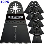 (10 Pcs) Precision Japan Wide Segmented Oscillating Multi Tool Saw Blades for Fein Multimaster Bosch Craftsman Dremel Multi-max... 