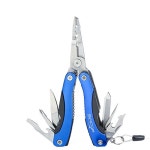 Booms Fishing L1 Fishing Pliers 13-in-1 Heavy Duty Multi-tools with Nylon Sheath and Coiled Lanyard , 6.7-Inches , Blue | 해외직구는... 