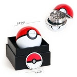 Pokemon Pokeball Grinder for Herb and Spices Aluminum plus FREE STICKER and Gift Box - 3 pc 2.2 inch | 해외직구는 플라이굿! 빠르고... 