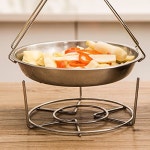 Steam Rack,Steaming Rack Stand,Steamer Basket,Heavy Duty Stainless Steel Metal Multi-function By Meleg Otthon (5.9&quot; Diameter X2.7... 