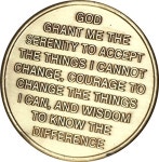 One Day At A Time Universe Sun Moon Earth Medallion Color Serenity Prayer Chip | 해외직구는 플라이굿! 빠르고 저렴한... 