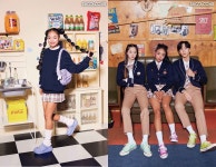 스쿨룩스, 모델 박제니와 함께한 뉴트로 하이틴룩 화보 공개 스쿨룩스, 모델 박제니와 함께한 뉴트로 하이틴룩 화보 공개 