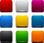 App button icons colored vector set 01 - Application Icons free download