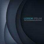 Paper layered curve vector background 02 - Vector Background free download