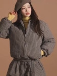 셀럽들의 선택, DINT - J2563 누빔 울 점퍼 셀럽들의 선택, DINT