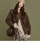 셀럽들의 선택, DINT - J2902 스웨이드 점퍼 셀럽들의 선택, DINT