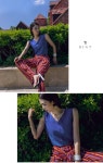 [E1762 브이 린넨 슬리브리스 베이직 탑(25차리오더)] DINT [E1762 브이 린넨 슬리브리스 베이직 탑(25차리오더)]