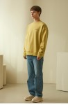 블리스 헤비웨이트 스웨트셔츠 [라임옐로우] (BLISS HEAVYWEIGHT SWEATSHIRT [LIME YELLOW]) - another day of sun - 크루비 블리스... 