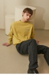 블리스 헤비웨이트 스웨트셔츠 [라임옐로우] (BLISS HEAVYWEIGHT SWEATSHIRT [LIME YELLOW]) - another day of sun - 크루비 블리스... 