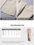 크로스팜 코튼린넨 바지 남자밴딩바지 여름 쿨 슬랙스