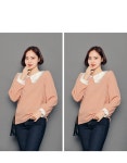 ♥ H O T P  I N G ♥ 블랑문 블라우스[1 (44~55), 2 (66~77), 3 (77~88)]