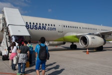 기글 하드웨어 사진 게시판 - 제주에서올라올때 탄 에어부산