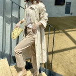 무심한듯 시크하게, GRAYCHIC! 디벨버튼바바리