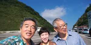 토론실 - 강원도 도보여행중 한계령에서~