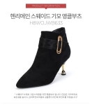 [헨리메인]헨리메인 기모안감 포인티드힐 앵클부츠 H8WOJWB633(갤러리아 타임월드) - NS홈쇼핑  [헨리메인]헨리메인 기모안감 포인티드힐... 
