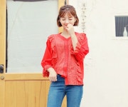 ♥ H O T P  I N G ♥커리어 블라우스[1 (44~55), 2 (66~77), 3 (88~99)]
