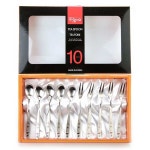 키친플라워 나비꽃레이저 티스푼포크 10P (ES3528) - 한샘몰