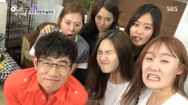 외방커뮤니티 > 쇼프로 > 경규옹 외모몰아주는 예림이와 예림이친구들.jpg