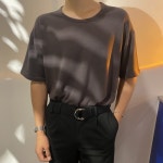 LATELY(레이틀리) [레이틀리] [582] 사계절 데일리 U넥 반팔[5COLOR/ONESIZE]