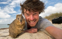 Real life Dr. Dolittle Allan Dixon is animal selfie king, in pictures - Telegraph