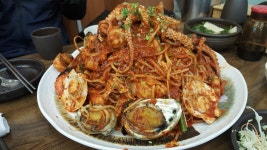 왕 푸짐하고 맛있었던 해물찜 과 새알팥죽과 들깨 칼국수~~ | 음식 갤러리 | 루리웹 모바일