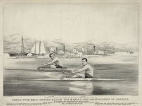 JAMES HAMMILL WALTER BROWN ROWING 13 X 19 INCH POSTER 판매