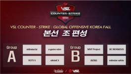 [CS:GO] VSL Fall 조편성 완료 25일 개막 | PC 게임 정보 | 루리웹 모바일