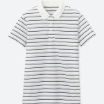 UNIQLO WOMENPACKAGED PIQUESTRIPEDPOLO SHIRT