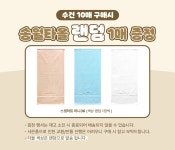 송월타올 데일리 고중량 뱀부 호텔 타월 수건 10매 + 사은품 | 송월타올수건이야기(주) - 예스24