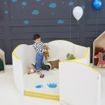 크림하우스 아이스캐슬UP BT [아기 신생아 가드 유아 쌍둥이 매트 침대]