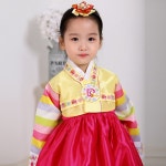 예복닷컴 903 꽃나비중기노랑 여 최고급BEST 한복 여아한복 돌한복